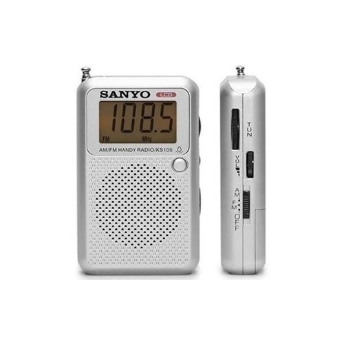 RADIO SANYO KS105 PLATA